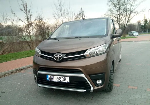 mazowieckie Toyota ProAce cena 95900 przebieg: 151500, rok produkcji 2017 z Kutno